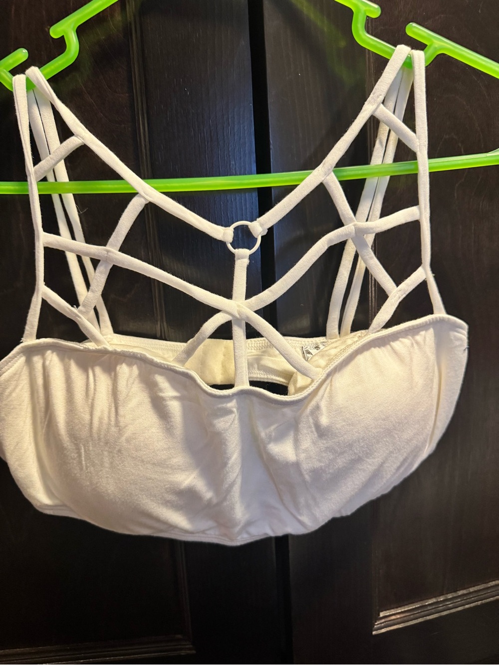 Wishlist White Strappy Cage Bralette